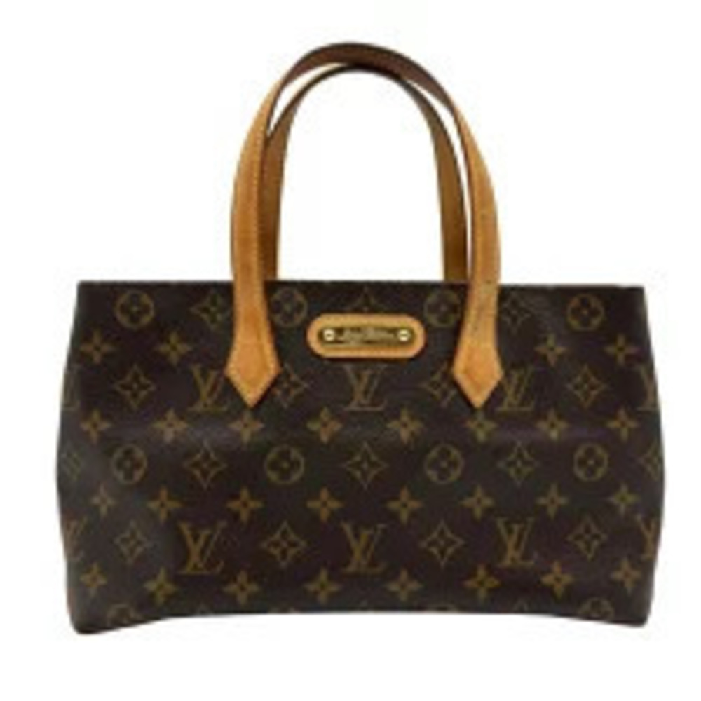 Louis Vuitton Wilshire Brown Monogram Leather Handbag